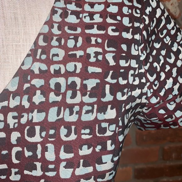 MaxMara Weekend Short Sleeve  Printed Sheath Dress Size XS With Pockets - Picture 3 of 7